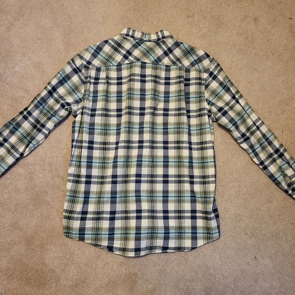 American Eagle Mens Plaid Button Down Shirt - Picture 3 of 5